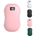 Miniatyrbilde 1 av 5: Håndvarmere Oppladbare, Elektriske Håndvarmere, 2 i 1 Gjenbrukbar Elektrisk Bærbar Lommevarmer USB 6000mAh Power Bank rosa