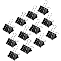 Miniatyrbillede 1 af 5: Amazon Papirclips, Medium (Lille Æske), 24 Stk., 2 Pakker med 12, Sort