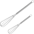 Miniatyrbilde 1 av 5: Mini Visper Rustfritt Stål, Liten Visp 2 Stykker, Visping, Pisking, Blanding av Ingredienser, Miksing av Sauser