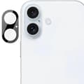 iPhone 16 Plus / iPhone 16 -kameran linssinsuojus WANLONFENG HD Täysin musta silkkipainettu linssikalvo