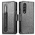 Pikkukuva 1 / 5: Lompakkokotelo Yhteensopiva Samsung Galaxy Z Fold 4:n kanssa, PU-nahkainen läppäkansi S Pen -pidikkeellä ja korttipaikalla