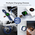 Miniatyrbillede 3 af 4: USB-oplader til Apple Watch, Magnetisk iWatch-oplader Bærbar Trådløs Oplader