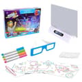 3D Ritbräda Luminous Doodle Pad Fluorescerande Färg Skrivning Utbildningsleksak Barnpresent