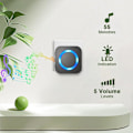 Miniatyrbild 3 av 5: Trådlös dörrklocka, Plug-in Vattentät Batteridriven Sladdlös Elektrisk Dörrklocka Set