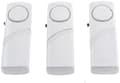 Magnetiskt dörrlarm hem inbrottsskydd dörröppningsinduktion hög decibel stöldskydd - Vit (3-pack)