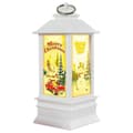 Vit Upplyst LED-lykta PVC Dekorativ Bords Snöglob