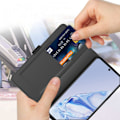 Miniatyrbillede 4 af 5: Beskyttende flip cover kompatibel med Motorola Edge 40 Pro 5g