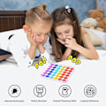 Miniatyrbillede 3 af 5: Firkantet Regnbue - Poppet Fidget Legetøj, Bubble Push Pop Fidget Sensorisk Legetøj til Stresslindring, Nyhed til Drenge, Piger & Voksne