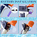 Miniatyrbild 3 av 5: Elektrisk Vattenpistol för Barn: Utomhus Mini Kraftfull Automatisk Leksakspistol Lång Räckvidd för Sommarträdgård Simbassäng