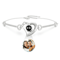 Miniatyrbilde 1 av 5: Personlig Fotoarmbånd for Kvinner med Projeksjonsbilde - Smykker med Foto Inni, Gave til Kvinner, Jenter, Mødre, Valentinsdag