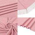 Miniatyrbillede 4 af 5: Dame Tørklæder Pashmina Sjaler og Wraps til Bryllup Tørklæder til Kvinder Vinter-pink pink