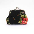 Miniatyrbillede 3 af 4: Floral - 2 Punge [Small] Sort og Hvid One Size