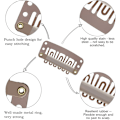 Miniatyrbild 5 av 5: 20 stycken Hårförlängningsklämmor, Metall Snap Clips för Hårförlängningar och Våder, Perukklämmor Snap Clips U-formad Hårperukklämma Light brown