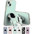 Pikkukuva 1 / 5: Astronautin piilotelinekotelo, yhteensopiva iPhone 12 Pro Max/12 Pro/12 kanssa, galvanisoitu TPU-suojakuori
