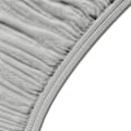 Miniatyrbild 4 av 5: Basics Resårlakan, 180 x 200 x 30 cm, Mikrofiber Polyester för Tjocka Madrasser upp till 30 cm, Ljusgrå