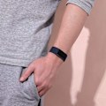 Miniatyrbillede 3 af 3: Kompatibel med Fitbit Charge 3/ Charge 4 rem, justerbar sports silikone erstatningsrem, til Fitbit Charge 3 SE, Small, Navy blå