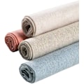 Miniatyrbillede 1 af 5: Broderistof, 4 stk. 4 farver naturligt linnedstof ensfarvet broderistof korsstings Aida-stof, 50 cm linnedstof