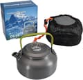 Utomhus Camping Vandring Kittel Kaffeepanna 0.8L Aluminium Bärbar Tekanna Kittel