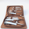 Miniatyrbild 3 av 4: Nagelklippare Pedikyr Saxar Rostfritt Stål Nagelklippare Set 12 St Manikyr Saxar Multifunktion