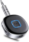 Bluetooth 5.0 Mottagare, Aux 3.5mm Jack Ljudadapter, Bluetooth Bilmottagare, Handsfree-samtal, Trådbundet Headset, Bilhögtalare