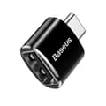 Miniatyrbilde 1 av 5: BASEUS Mini USB Hunn til Type-c Hann Adapter Konverter - Svart
