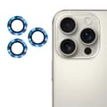 Kamerabeskyttelse for iPhone 14 Pro/iPhone 14 Pro Max, metall CD-tekstur, herdet glasslinsefilm