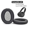 Miniatyrbilde 2 av 4: Erstatningsøreputer Kompatible Med Sony Mdr-zx770bn/ Mdr-zx780dc
