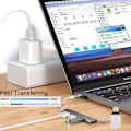 Pikkukuva 4 / 5: USB-keskitin, 4 porttia USB 3.0 Multi USB -keskitin, USB C -keskitin 5 Gbps -sovitin Kannettava Multi Data -keskitinsovitin