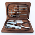 Miniatyrbild 2 av 4: Nagelklippare Pedikyr Saxar Rostfritt Stål Nagelklippare Set 12 St Manikyr Saxar Multifunktion