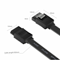 Miniatyrbillede 2 af 4: SATA Kabel III 6Gbps Lige HDD SDD Datakabel med Låsepal 18 Tommer Kompatibel med SATA HDD, SSD, CD Driver, CD Writer
