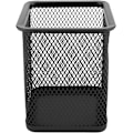 Miniatyrbillede 2 af 5: Metal Firkantet Penholder | Penholder Cube Lavet af Trådmetal | Multifunktionel Mesh Kop til Kuglepen Sort