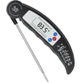 Kökstermometer, digital matlagningstermometer med sond, snabbläst ugnstermometer, LCD-display, för BBQ, cappuccino och mjölk (27*4*2,3cm)