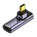 Magnetisk USB4 Type-C Front Elbow Converter 40Gbps 140W 5A Snabbladdning OTG Adapter