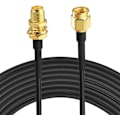 Miniatyrbilde 2 av 5: WiFi Antenne Forlengelseskabel 10m RG174 RP-SMA Hann til RP-SMA Hunn Overflatemontering for Wi-Fi Ruter Sikkerhetskamera