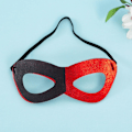 Miniatyrbild 3 av 5: Maskerad Ögonlappar för Vuxna, Halv Ansikts Halloween Kostym Ögonlappar, Unika Festmasker