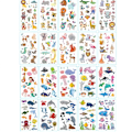 Miniatyrbild 2 av 2: 20 Ark med Underwater World / Skogsdjur Tillfälliga Tatueringar Kropp Falska Tatueringar För Flickor Pojkar Barn