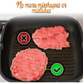Miniatyrbild 4 av 5: Burger Press Hamburgerform - Perfekta Burgerformar som Lättsläppt Hamburgerpress för Grilltillbehörsset