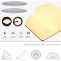 Miniatyrbillede 5 af 5: Boglampe i træ, Nyhed LED Natlampe, USB Genopladelig LED Stemningslys, 3 Farver Skrivebordslampe