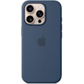 Pikkukuva 1 / 4: Sopii Apple iPhone 16 Pro silikonikuorelle MagSafella - Tumman sininen