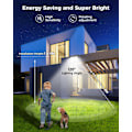 Miniatyrbild 3 av 5: 50W LED-Utomhusbelysning med Sensor, 5000LM IP65 Vattentät Utomhus LED-Spotlight, 6500K Kallt Vit Utomhusbelysning