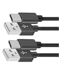 2st USB C-kabel Typ C Snabbladdningskabel för Samsung Galaxy A12 / A32 / A42 / A52 / A72 Nylonflätad Android-telefonladdare Sladd Synkroniseringssladd (1m