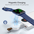 Miniatyrbillede 2 af 4: USB-oplader til Apple Watch, Magnetisk iWatch-oplader Bærbar Trådløs Oplader