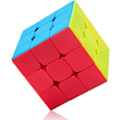 Pikkukuva 1 / 5: 3X3 Speed Cube, Tarraton Magic Cube Helppo Kääntää ja Sileä Speedcube - Kääntyy Nopeammin Kuin Alkuperäinen (3x3x3)