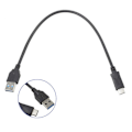 Miniatyrbillede 1 af 5: Til iPhone 15-serien 30 cm Type-C til USB 3.0 Han 3A Opladerkabel 5 Gbps Data Synkroniseringsledning