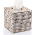 Miniatyrbillede 1 af 5: Rattan Firkantet Kleenexholder Dekoration Kleenex Organizer Boks Terning Kleenex Papirholder Boks Kleenex Opbevaringskasse