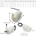 Miniatyrbilde 4 av 5: Mini Nedsenkbar Pumpe DC 3V 5V, Mikro Børsteløs Vannpumpe + 1M Transparent Slange for Akvarium, Hage, Planter, Blomster