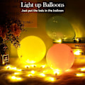 Pikkukuva 4 / 4: 30 kpl LED-ilmapallovalot Mini Paper Lantern -valot Lamput Paristokäyttöiset Vedenpitävät Halloween-juhliin DIY-koristeluun (Lämmin valo)