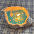 Miniatyrbild 3 av 5: Snäckformad Doftljus, Sojavaxljus - Handgjorda Aromaterapi Strandljus | Långbrännande Hemljus med Blå