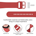 Miniatyrbillede 5 af 5: Kompatibel med Galaxy Watch 4 5 Series Armbånd, Blød Silikone Rem Sportsrem til Samsung Galaxy Watch 4 /Galaxy Watch 4 Classic /Galaxy Watch 5