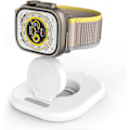 Miniatyrbillede 1 af 5: Apple Watch Opladerkabel, TYPE-C Bærbar Trådløs Hurtigopladningsoplader Kompatibel med Apple Watch Series 10/9/8/Ultra/7/6/5 White
